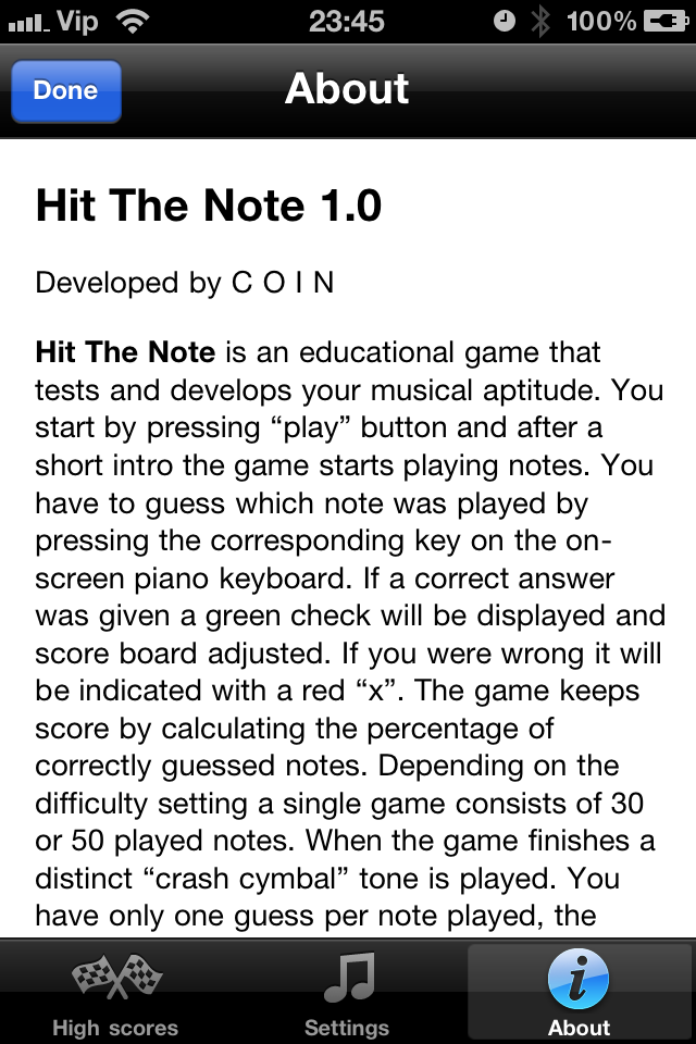 Screenshot Hit The Note Screenshot Hit The Note
